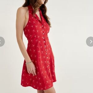 Tecovas collared mini dress NWT